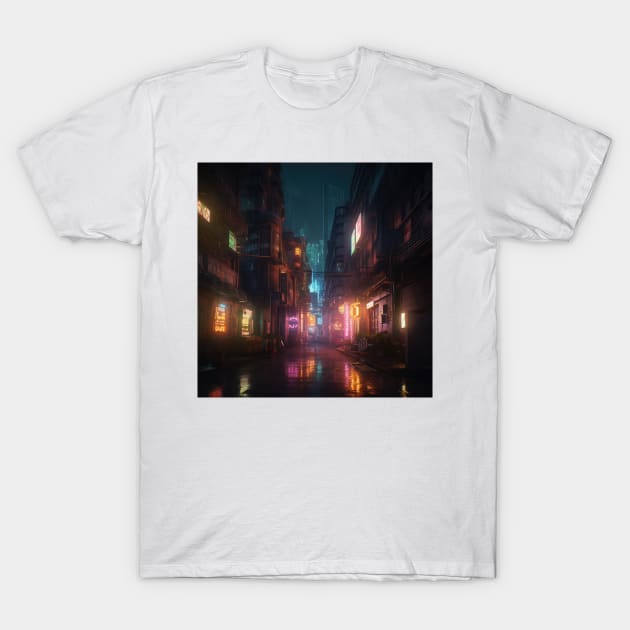 Cyber city T-Shirt by ILK87